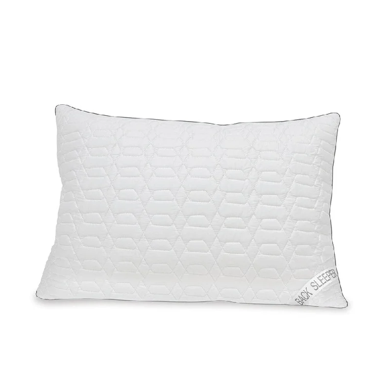 SwissLux Memory Foam Quilted Density Pillow - White