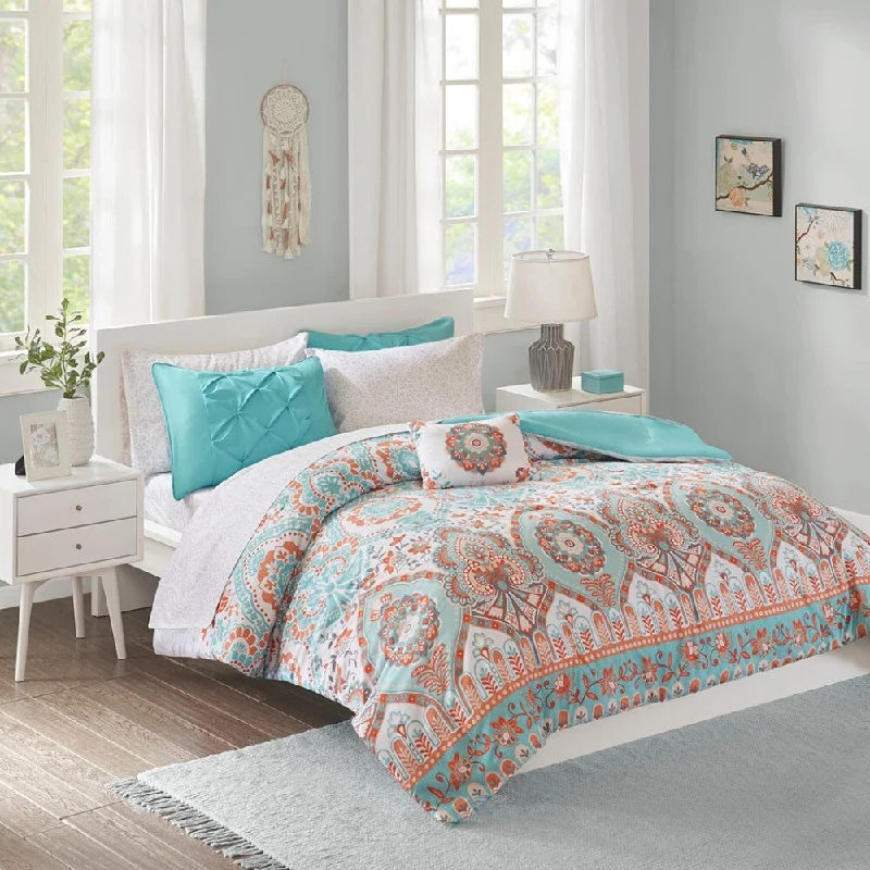 Vinnie Boho StyleComforter Set with Bed Sheets