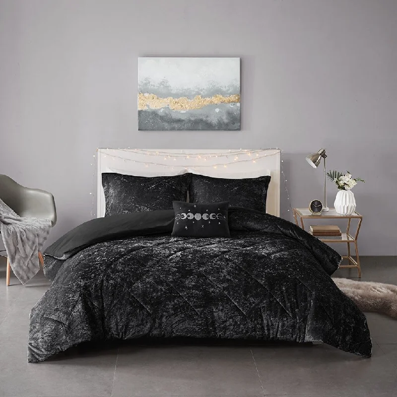 4 Piece Velvet Duvet Cover Set