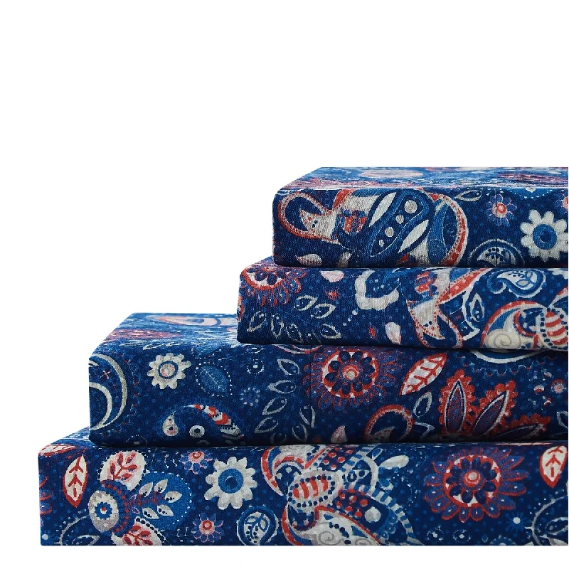 Anya Paisley 4-piece Sheet Set