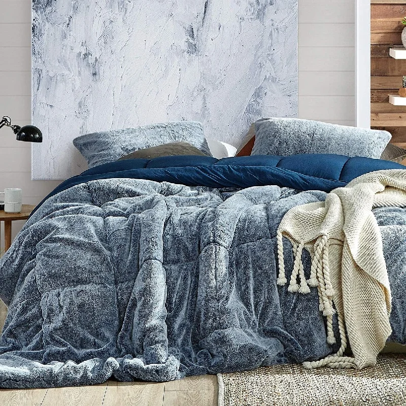 Aww Buddy - Coma Inducer® Oversized Comforter Set - Dark Denim