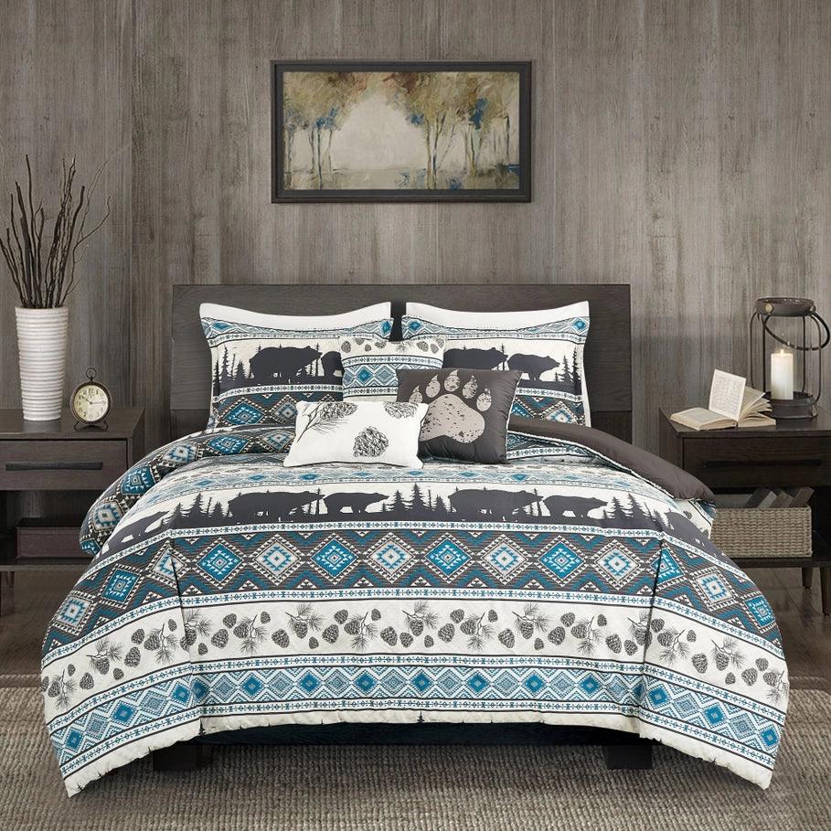 Bear Valley Southwestern Lodge Comforter Set