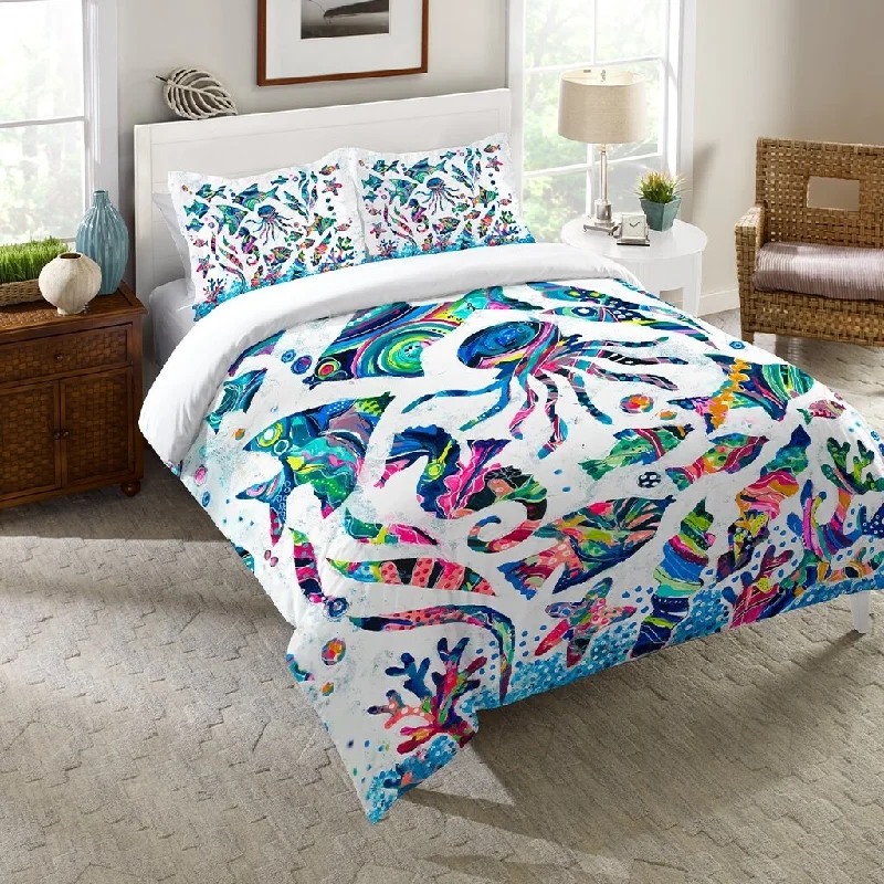 Colorful Coastal King Comforter