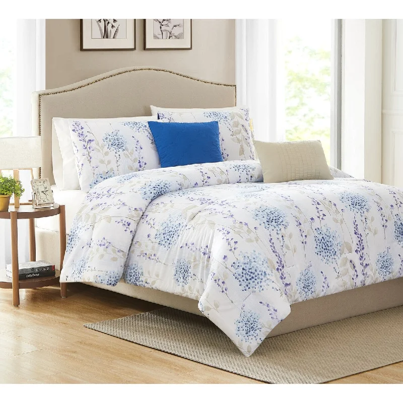 Danika 5pc Reversible Comforter Set