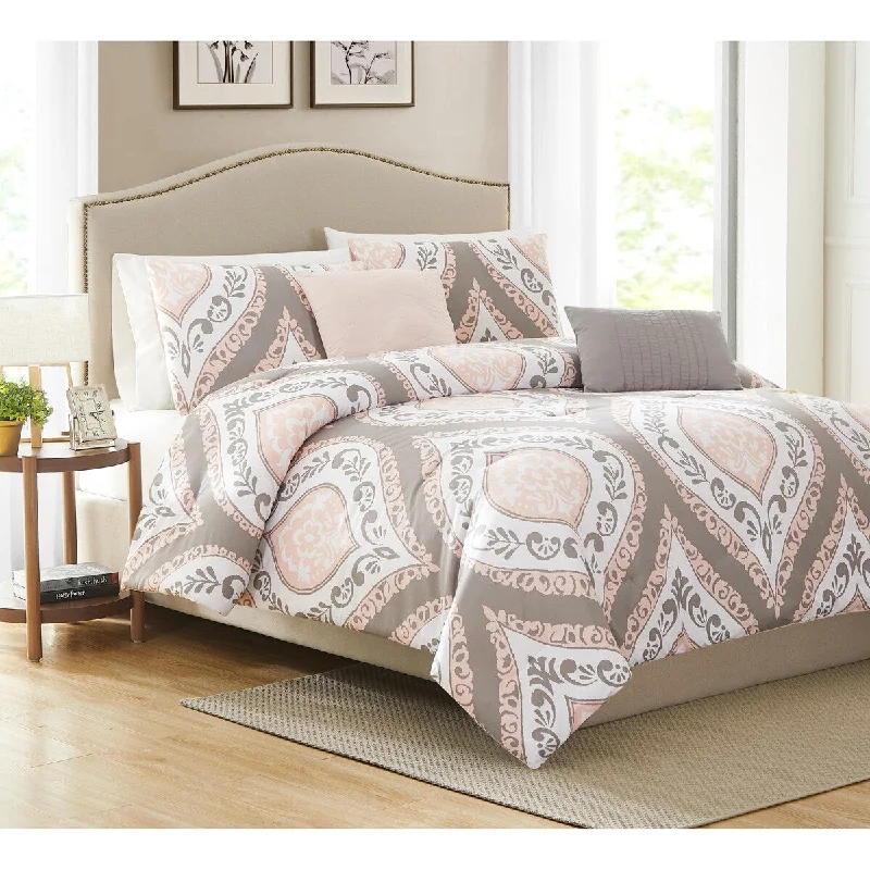 Dylan 5pc Reversible Comforter Set