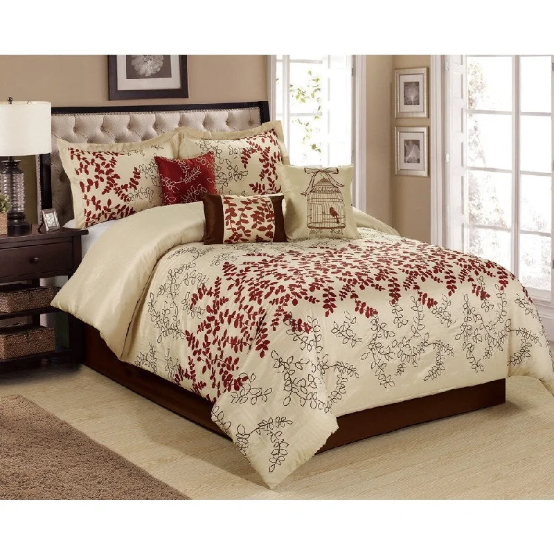 Fashion Street Saratoga 7-piece Comforter Set