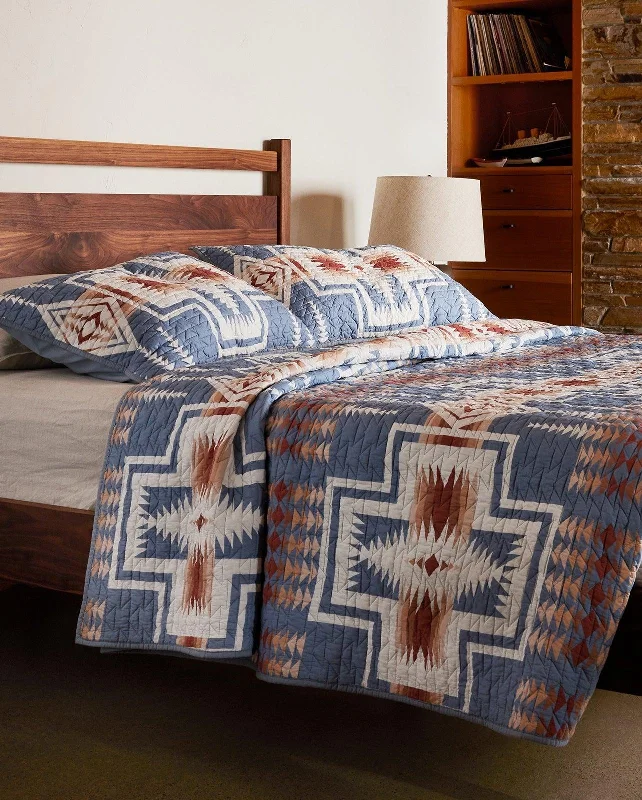 Harding Blues Pendleton Coverlet Set