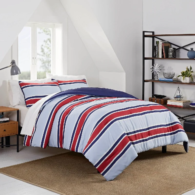 IZOD Americana Striped Comforter Set