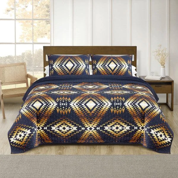 Mission Trails Sky Captain Coverlet Set