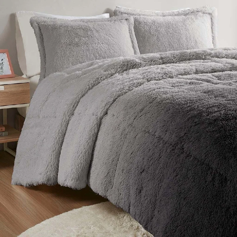 Ombre Shaggy Comforter Mini Set