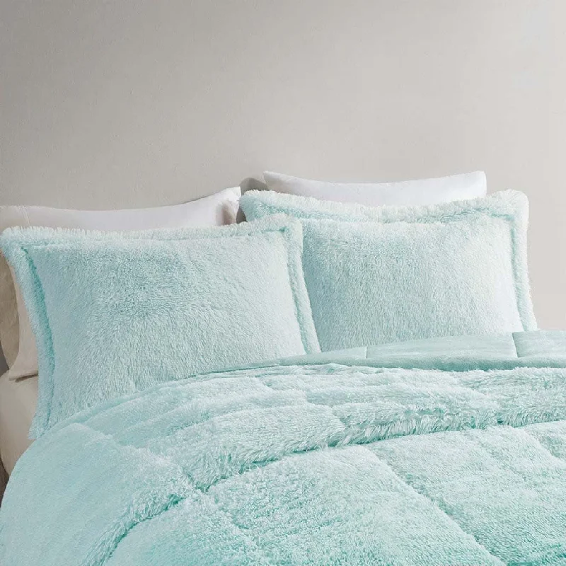 Ombre Shaggy Comforter Mini Set