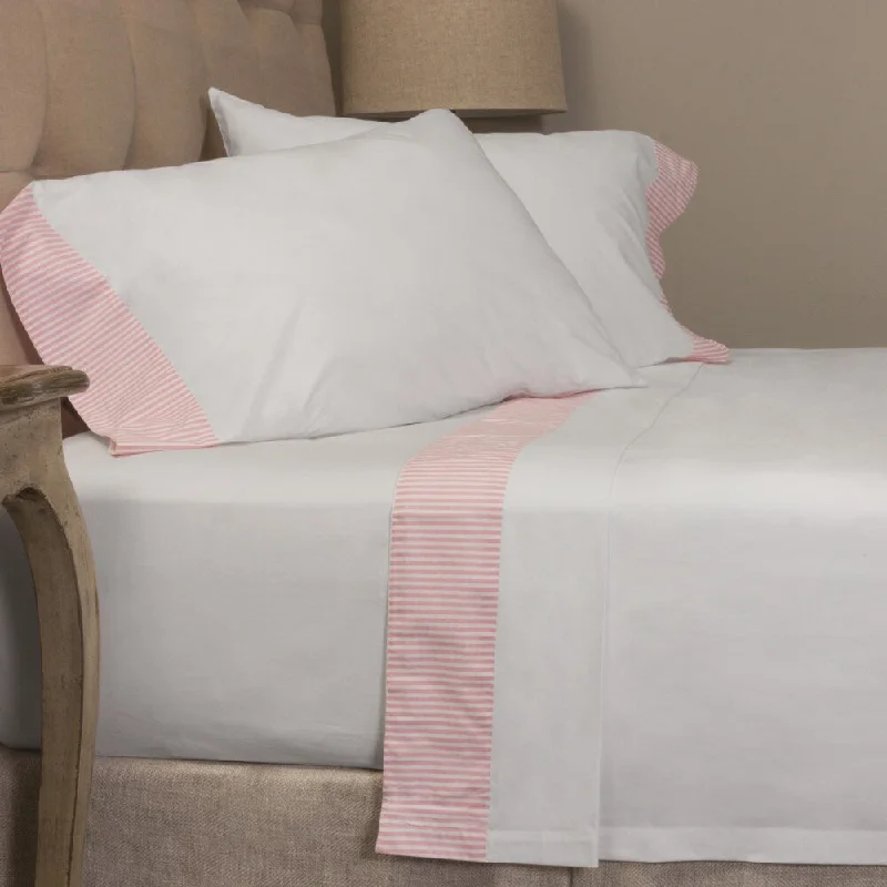 Pink Stripe Sheet Set