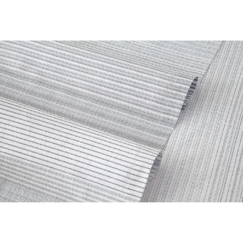 Stripes Percale Sheet Set, grey