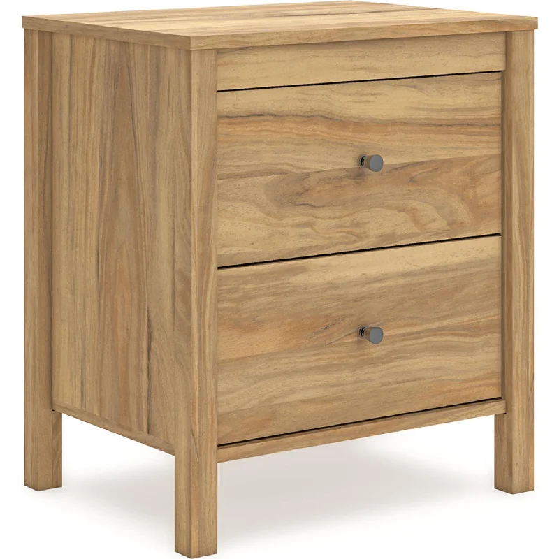 Bermacy Nightstand - Light Brown