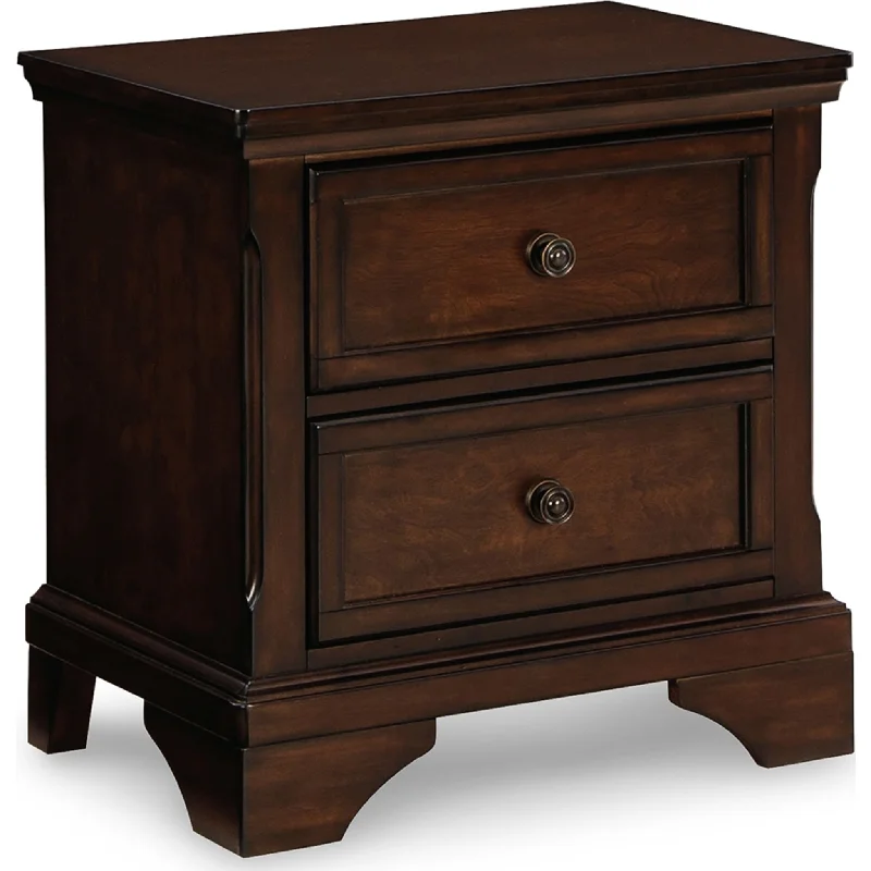 Brookbauer Nightstand - Rustic Brown