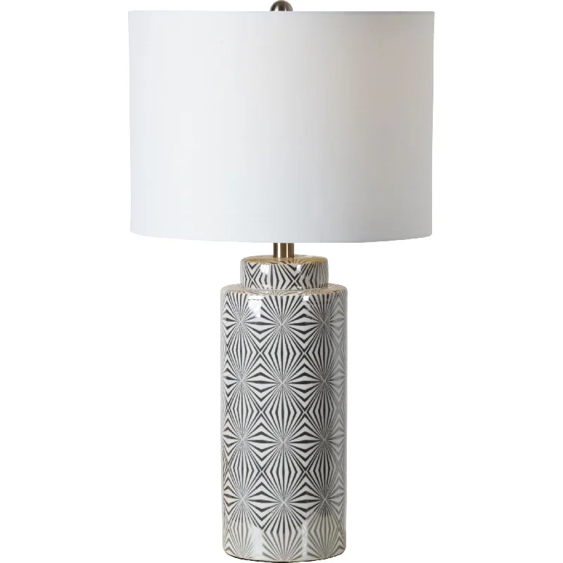 Camden Table Lamp - White 25.00"