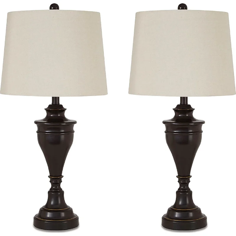 Darlita Table Lamp Pair - Bronze Finish 29.00"