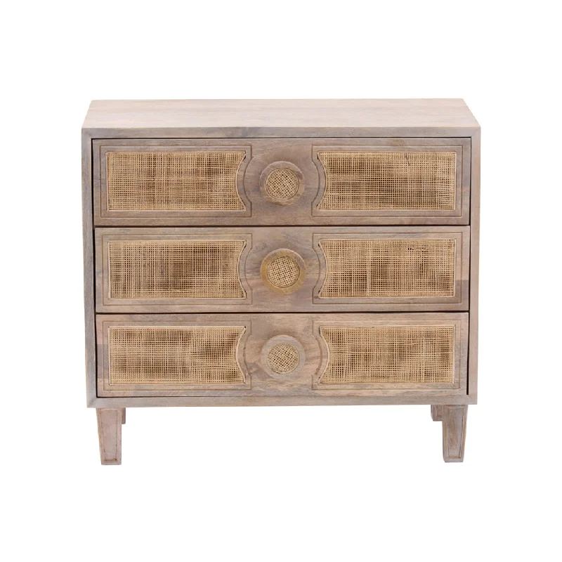 Dobby 3 Drawer Nightstand