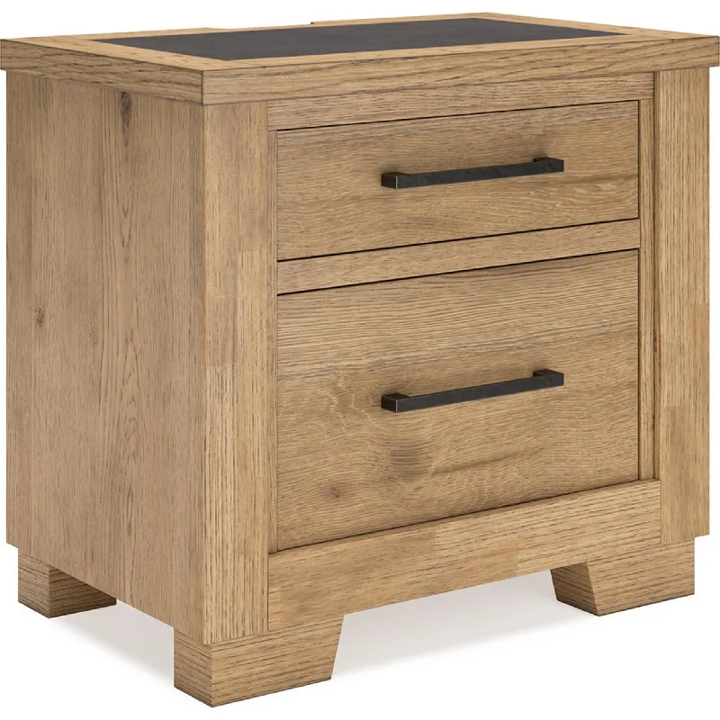 Galliden Nightstand - Light Brown