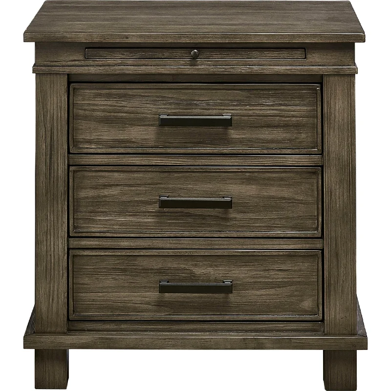 Glacier Point Nightstand - Greystone