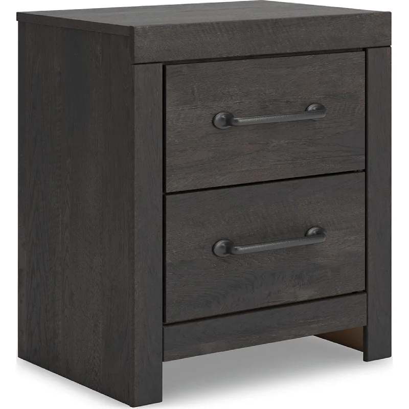 Hollivern Nightstand - Dark Gray