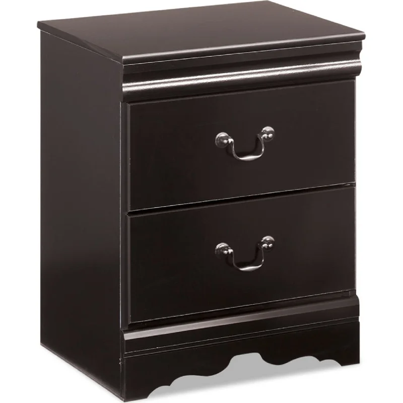 Huey Vineyard Nightstand - Black