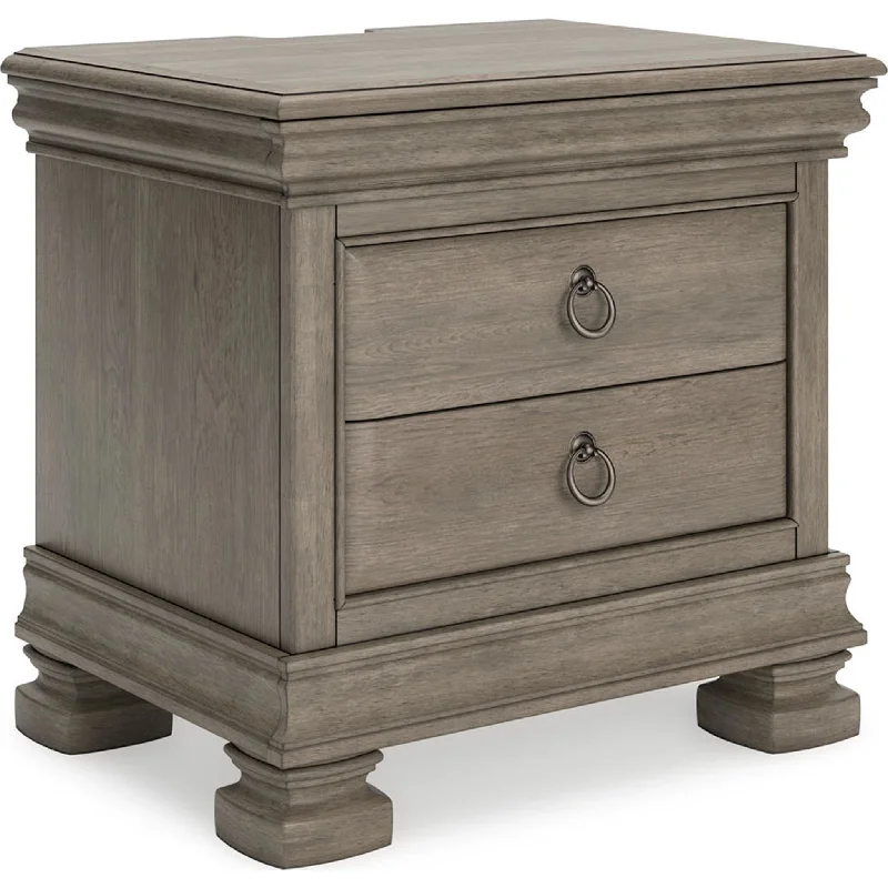 Lexorne Nightstand - Gray