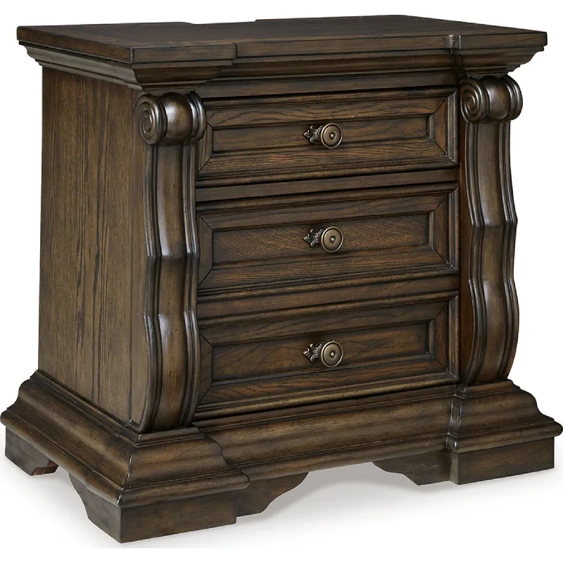 Maylee Nightstand - Dark Brown