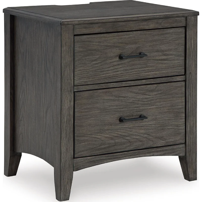 Montillan Nightstand - Grayish Brown