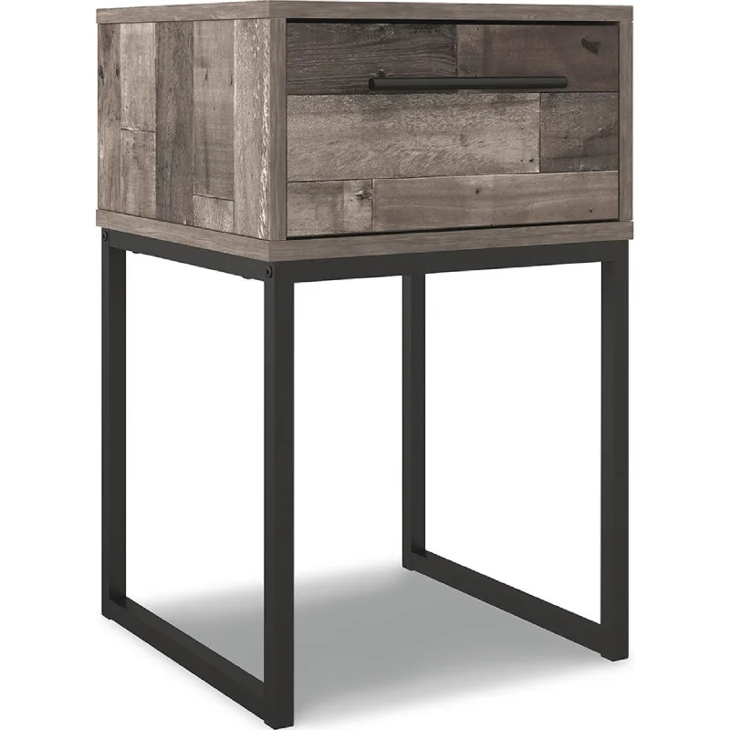 Neilsville Nightstand - Multi Gray