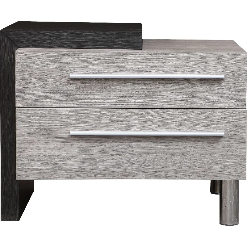 Silverado Left Nightstand - Grey