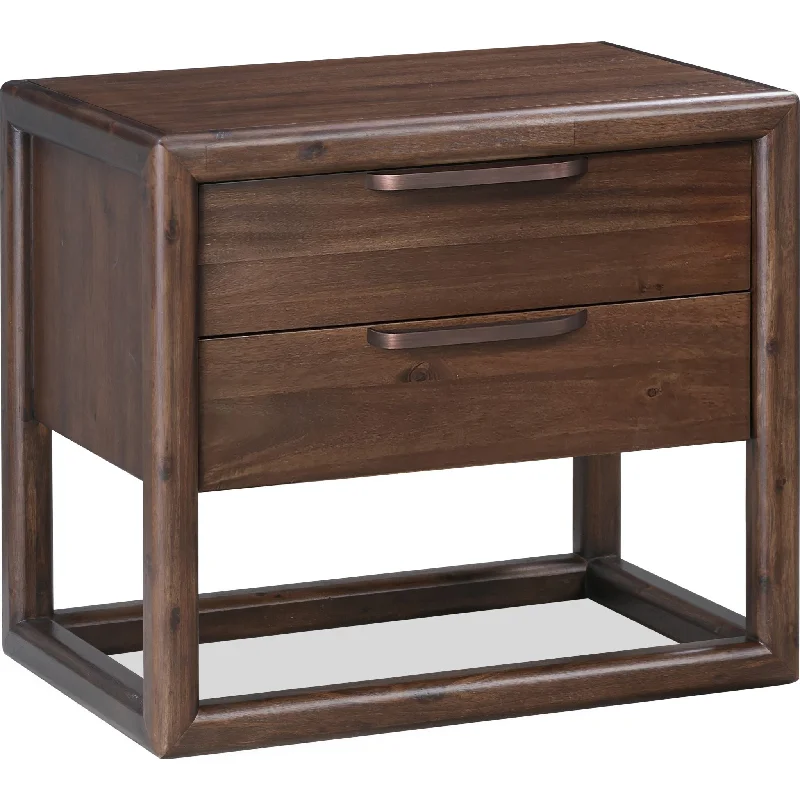 Sol Nightstand - Brown Spice