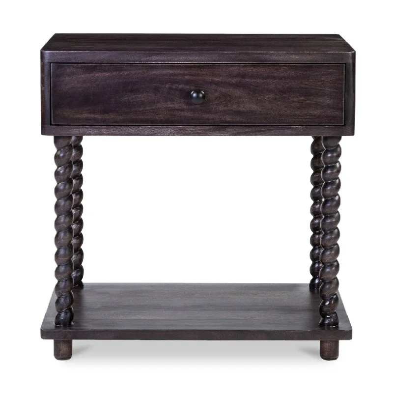 Tabitha Dark Brown Nightstand