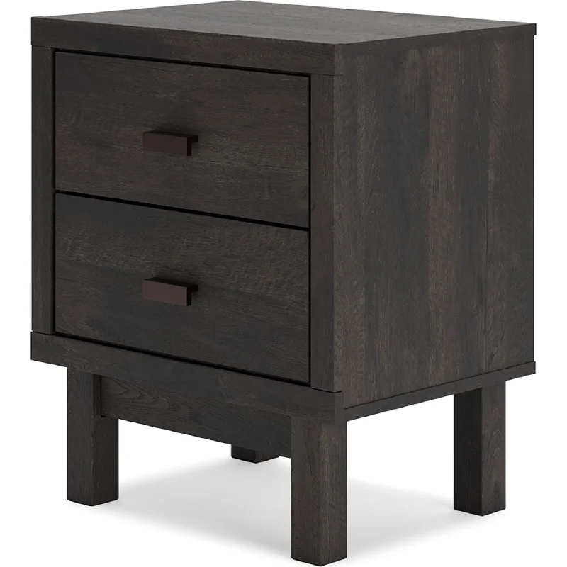 Toretto Nightstand - Charcoal