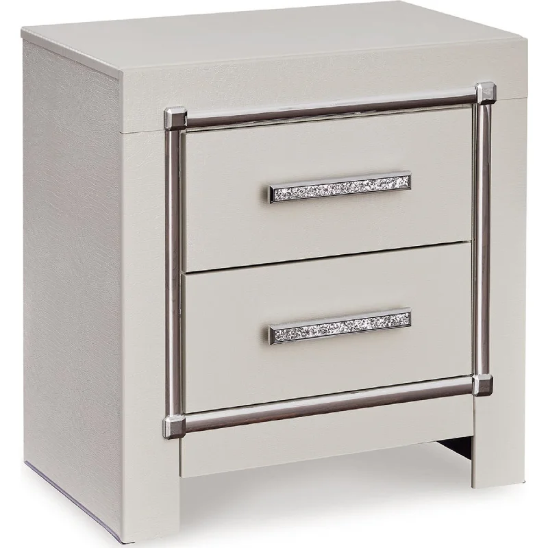 Zyniden Nightstand - Silver