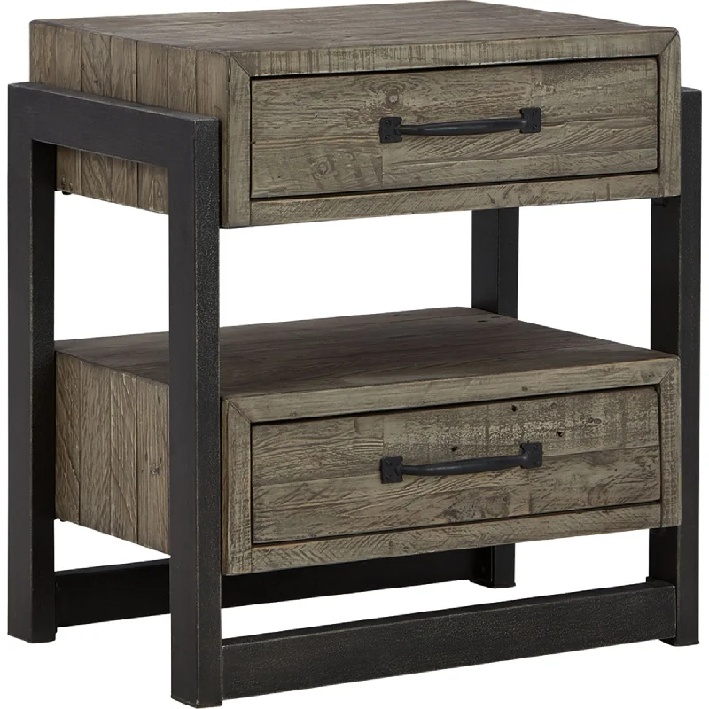 Brennagan Nightstand - Gray