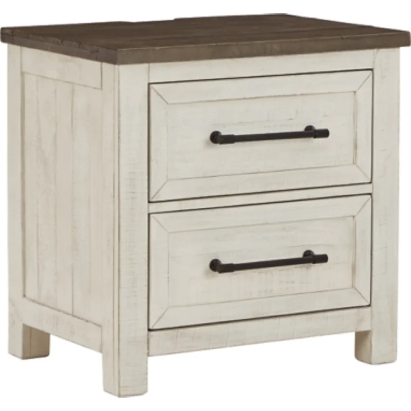 Brewgan Nightstand - Two-tone