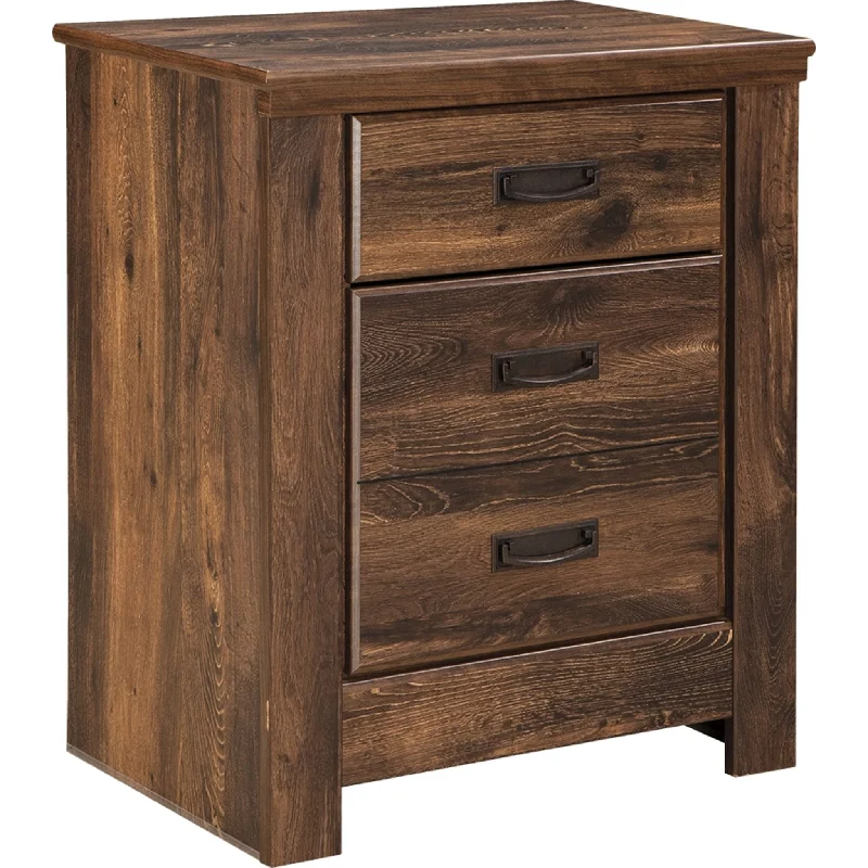 Quinden Nightstand - Dark Brown