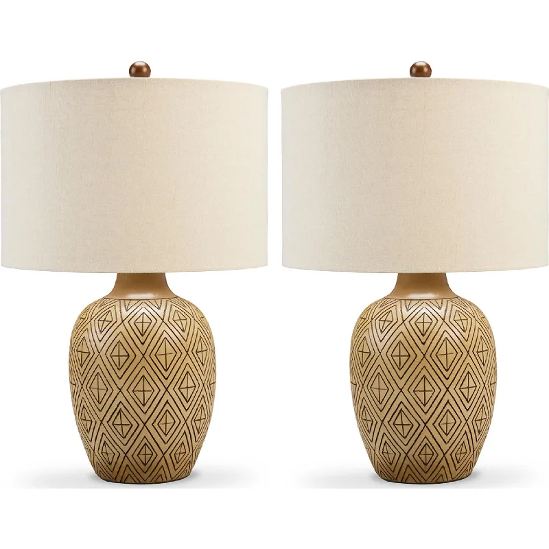 Jairgan Table Lamp Pair 24.00"