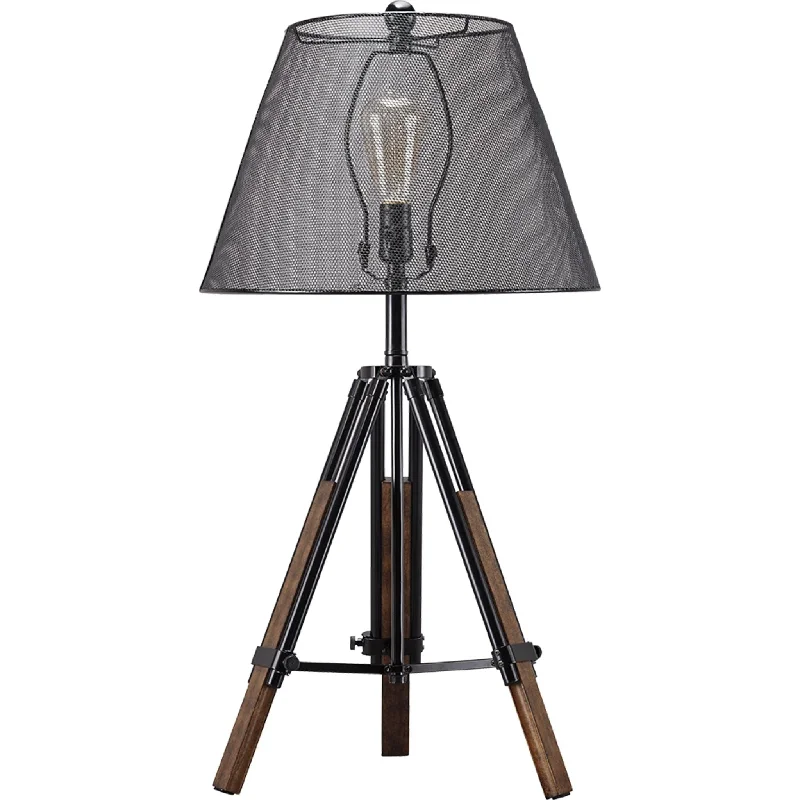 Leolyn Table Lamp - Black/Brown 37.00"