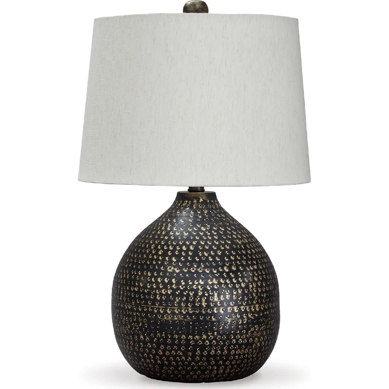 Maire Table Lamp - Black/Gold 24.25"