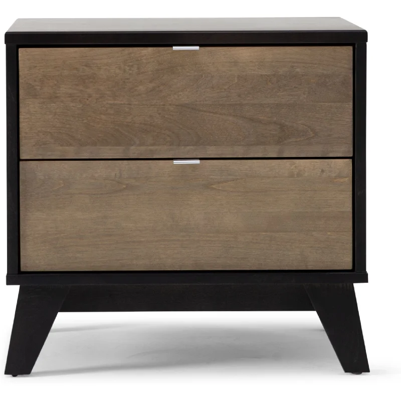 Manhattan Nightstand - Graphite/Slate