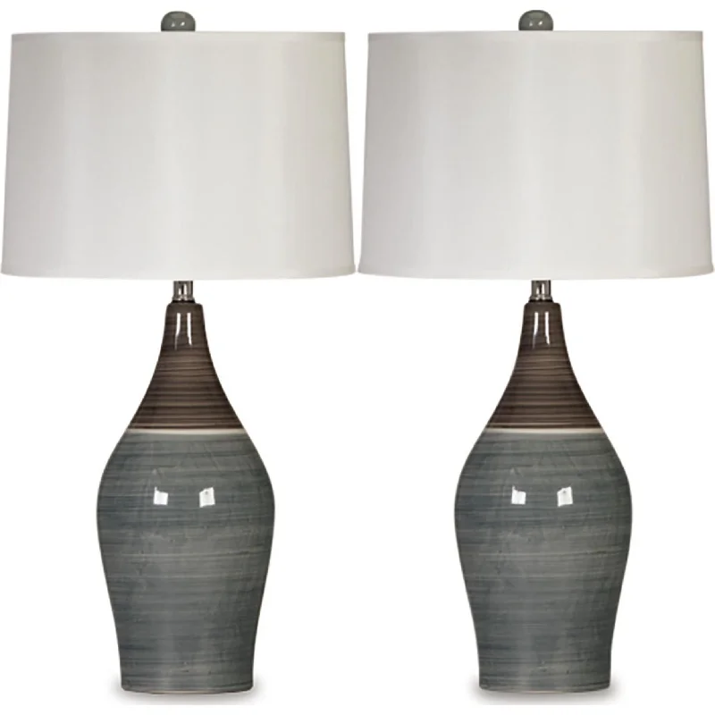 Niobe Table Lamp Pair 28.00"