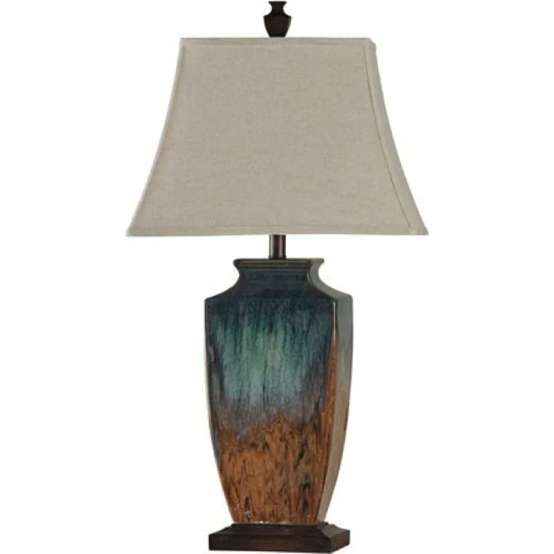 Reactive Glaze Table Lamp - Ceramic 32.00"