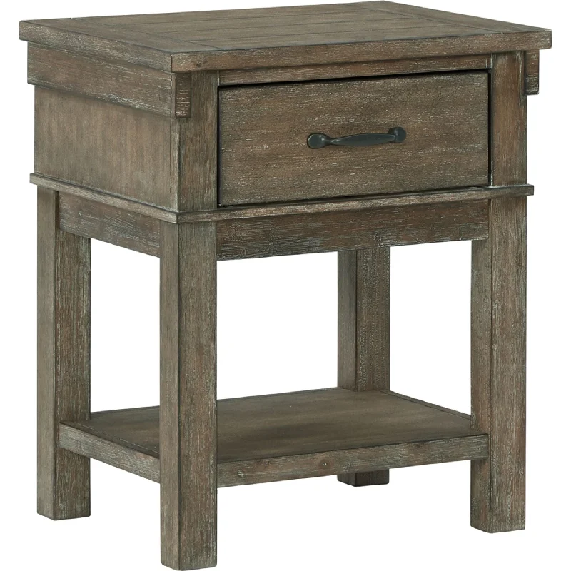 Shamryn Nightstand - Grayish Brown