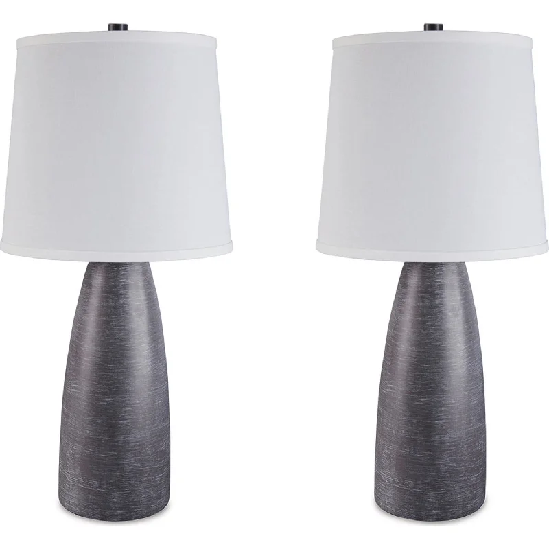 Shavontae Table Lamp Pair - Gray 27.50"