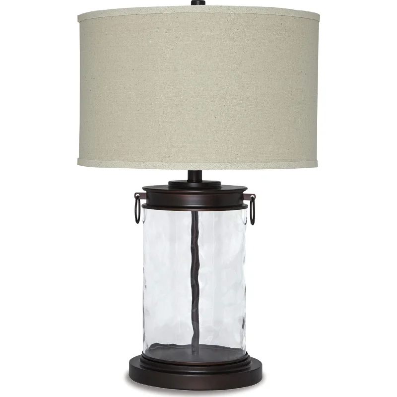 Tailynn Table Lamp - Clear/Bronze 25.50"